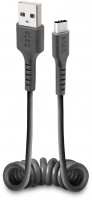 USB > USB Type-C Spiralkabel (17cm) schwarz