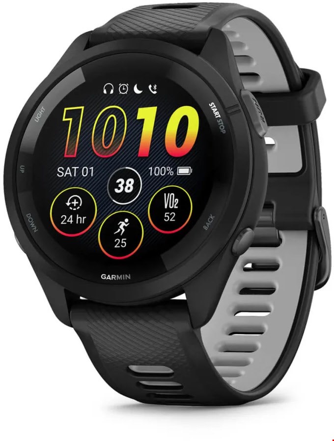 Forerunner 265 (46mm) Sportuhr schwarz/hellgrau