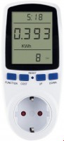 Energiekosten-/Einspeisemessgerät weiß/schwarz