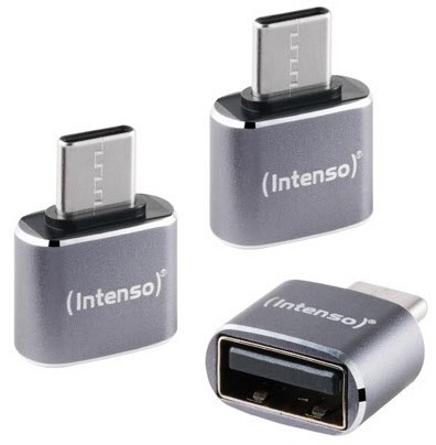 A480C USB Bu. > USB-C St. Adapter 3er Pack grau