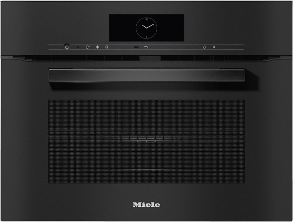 H 7840 BM Backofen mit Mikrowellenfunktion obsidianschwarz