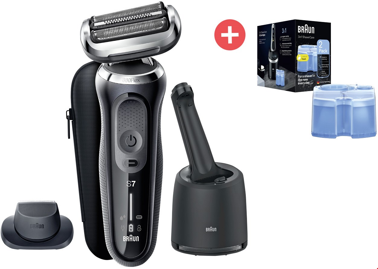 71-N7200cc Series 7 + Dein Geschenk Braun Nachfüllkartuschen (2er-Pack)