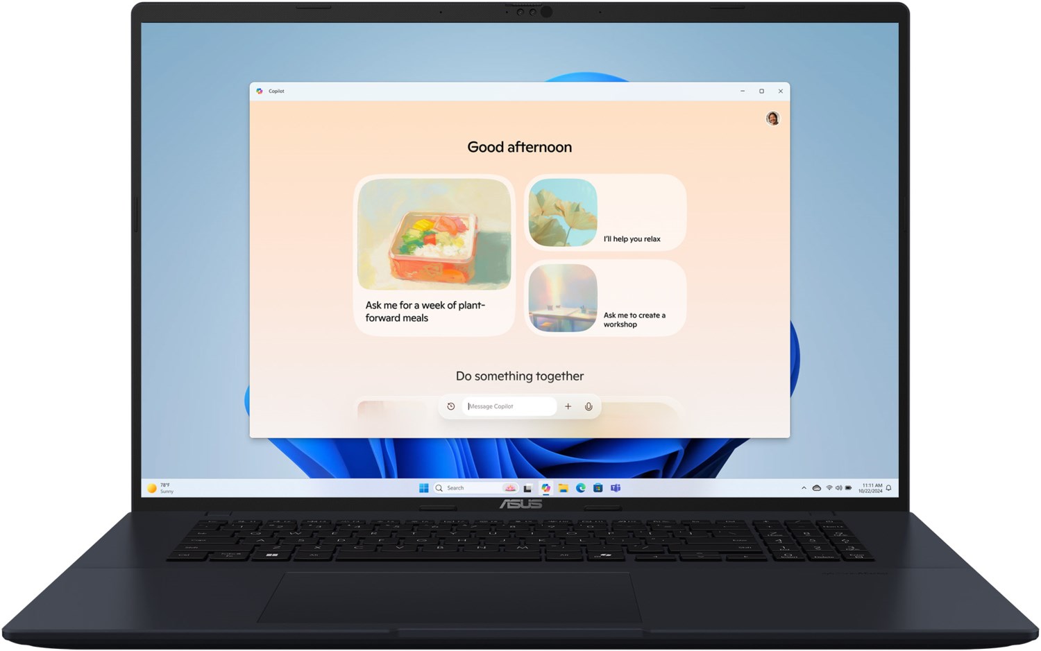 Vivobook 18 M1807HA-S8065WS 45,7 cm (18") Notebook quiet blue, VivoBook, 16 GB RAM, 1000 GB SSD, Windows 11, 1920x1200