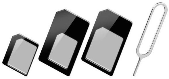 SIM Kartenadapter Set 3 in 1
