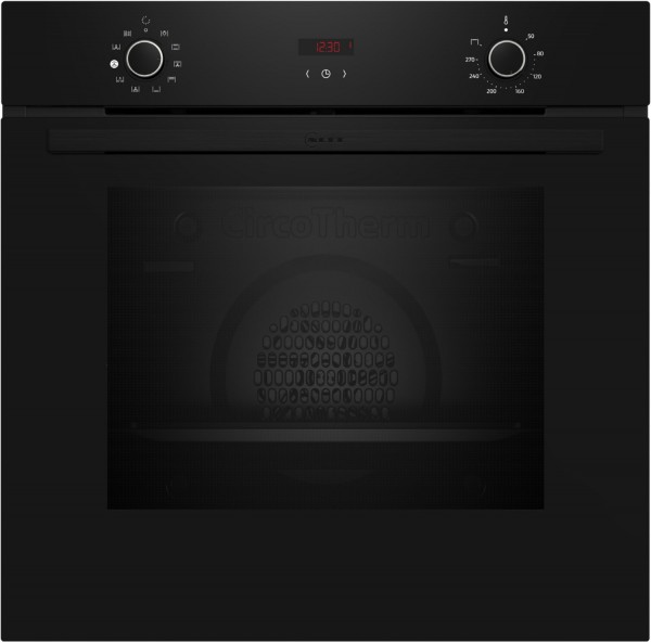B1CVD0AK3 Backofen mit Dampfunterstützung schwarz, 71 l, Pizza-Stufe, schnelles Vorheizen, Heißluftgrill, 59,4 cm breit, A+