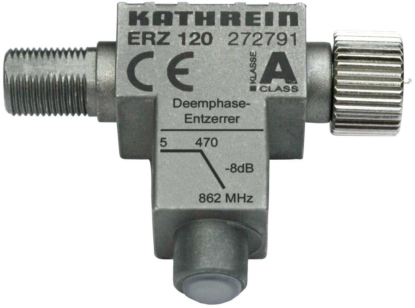 ERZ 120 Deemphase-Entzerrer silber