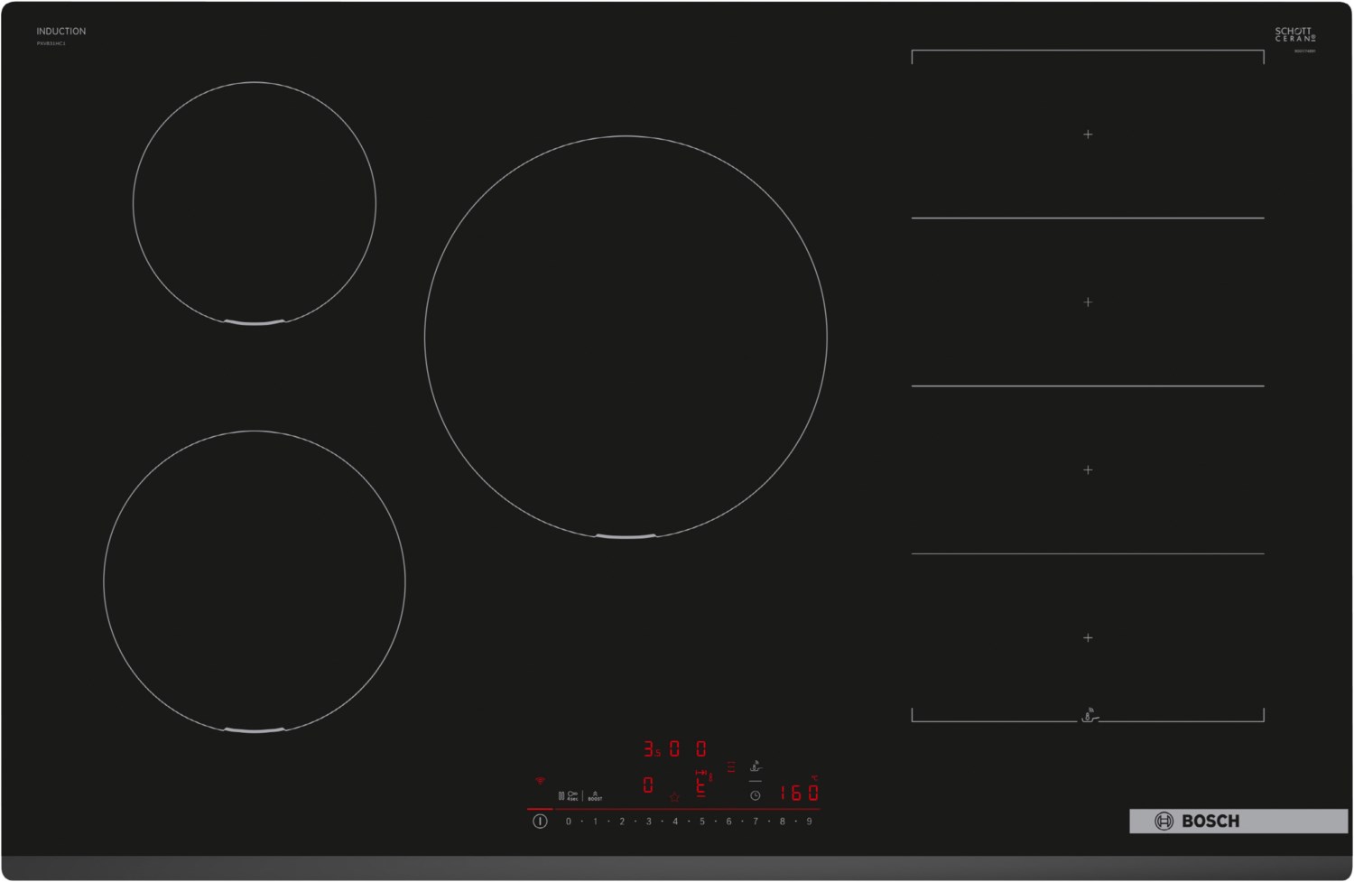 Image of PXV831HC1E Autark-Induktionskochfeld rahmenlos