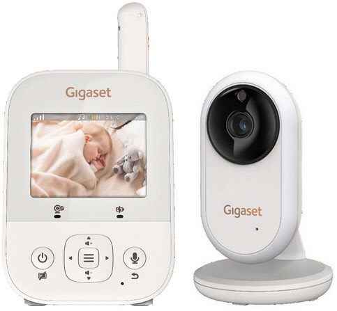 Baby 300 Video-Babyphone cream white/warm grey