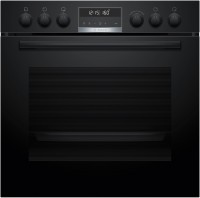 HEB578BB4 Einbau Elektro-Herd schwarz, 71 l, Pizza-Stufe, schnelles Vorheizen, 59,4 cm breit, A+, Serie 6