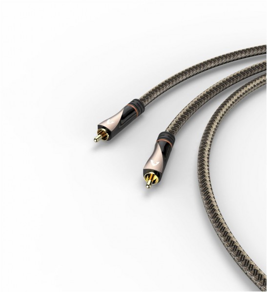 Digitales Cinch-Kabel (1m) braun