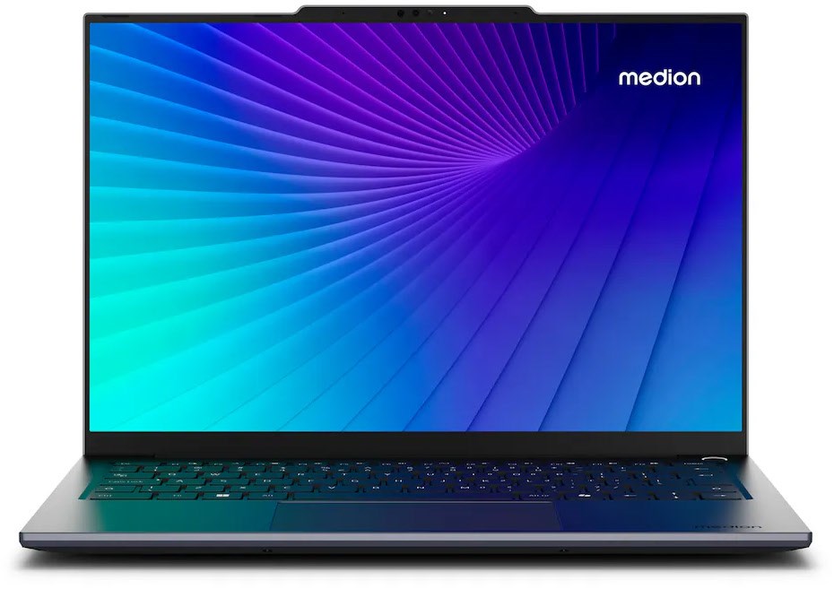 Signium 14 S1 OLED (MD600002) 35,6 cm (14") Notebook grau, 16 GB RAM, 512 GB SSD, Windows 11, QHD+ (2880x1800)