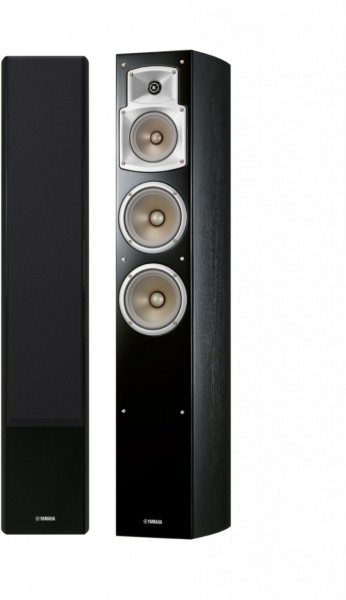 Stand-Lautsprecher Yamaha EURONICS schwarz NS-F350 | /Stück