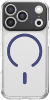 Transparent Cover für iPhone 17 Pro blau