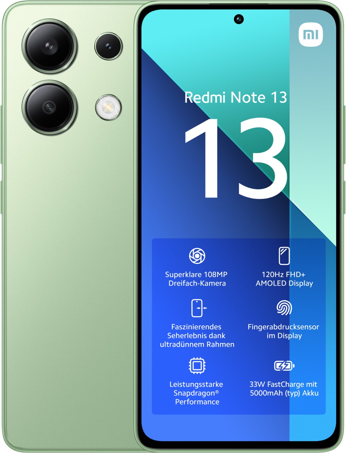 Xiaomi redomi note13 グリーン　6G/128Gグローバル版 Xiaomi redomi note13 グリーン 6G/128Gグローバル版 Xiaomi
