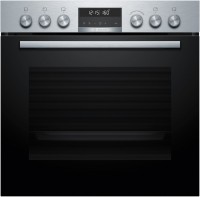 HEG578BS4 Einbau Elektro-Herd edelstahl, 71 l, Pizza-Stufe, schnelles Vorheizen, 59,4 cm breit, A+, Serie 6