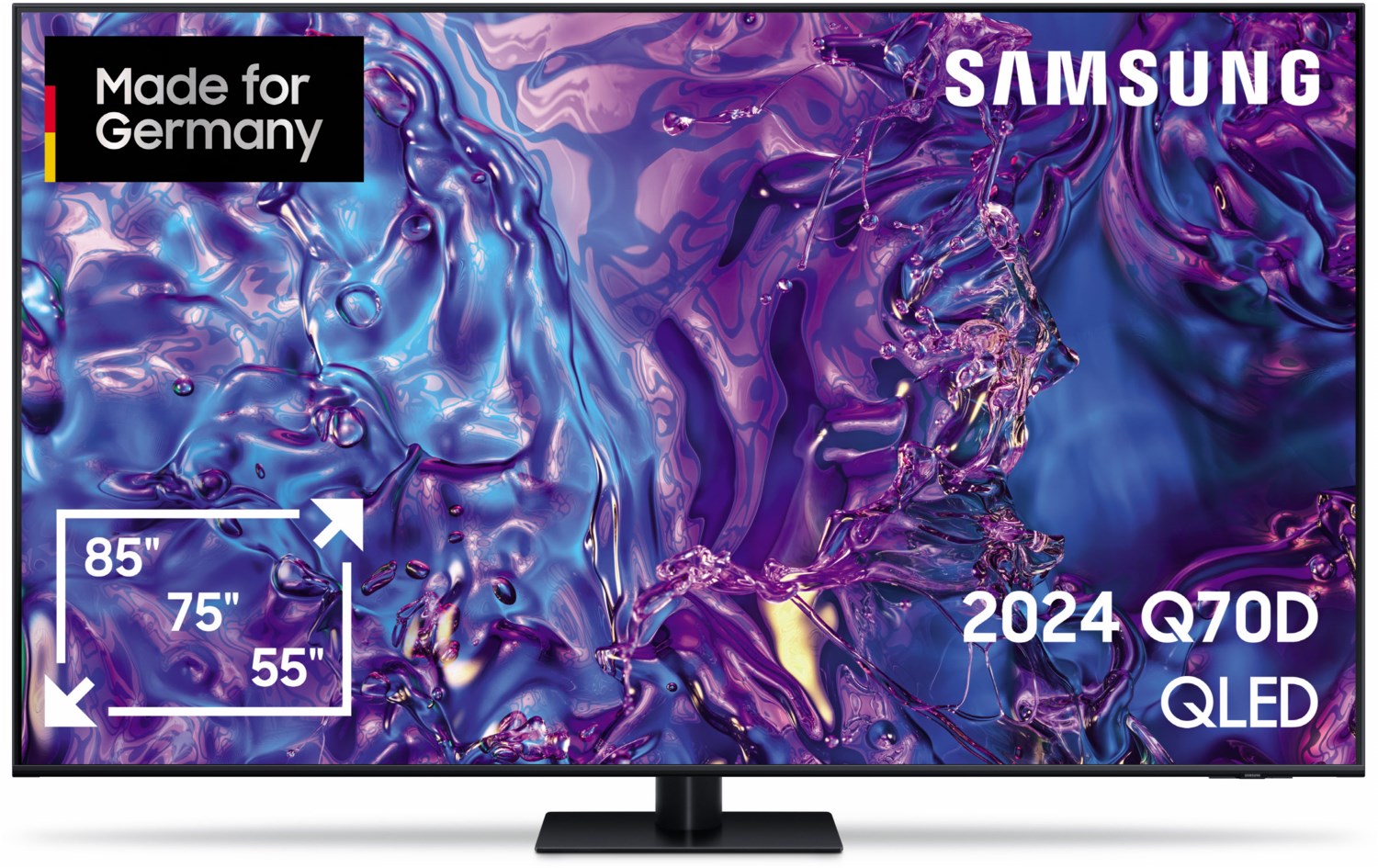 GQ85Q70DAT 214 cm (85″) QLED-TV schwarz