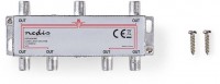 SSPL600ME CATV F-Splitter 10 dB, 5-1000 MHz, 6 Ausgänge