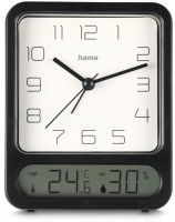 Pag Wecker mit Thermometer/Hygrometer schwarz