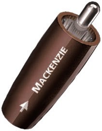 Mackenzie RCA (4er Set) Konnektoren braun