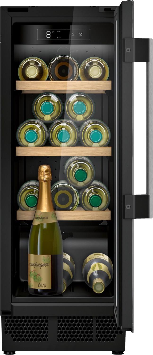 KU9202HF0 Unterbau-Weinlagerschrank schwarz
