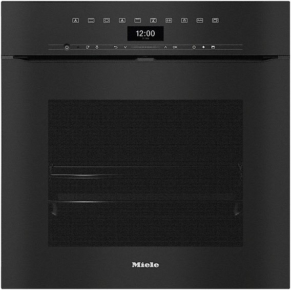 H 7464 BPX Einbaubackofen obsidianschwarz, 76 l, schnelles Vorheizen, pyrolytische Selbstreinigung, 59,5 cm breit, A+