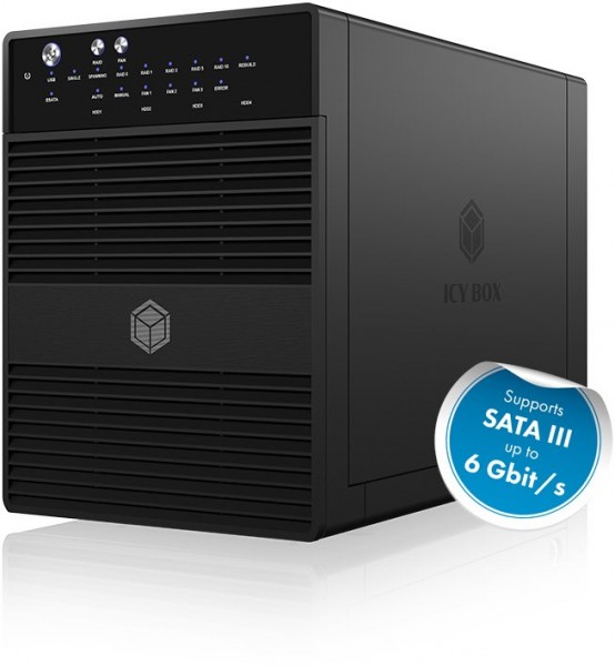 IB-RD3640SU3 3,5" USB 3.0 Festplattengehäuse schwarz