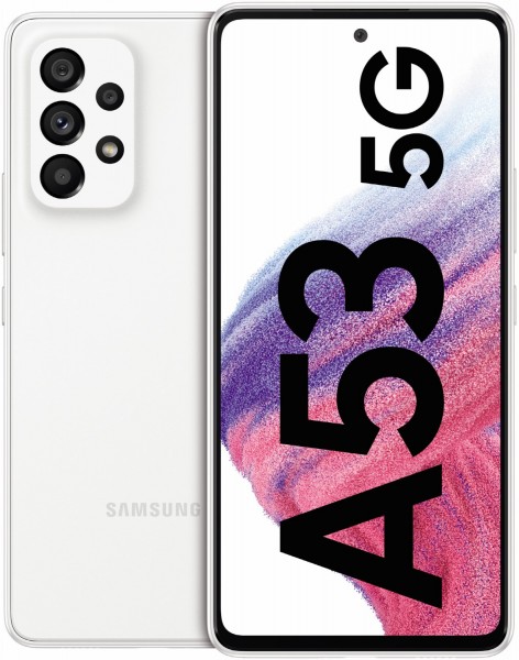 Samsung Galaxy A53 5G (128GB) Smartphone awesome white