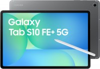 Galaxy Tab S10 FE+ (128GB) 5G Tablet grau, 13,1 Zoll Display, Octa Core, Android, 21 Std. Akku, 13 MP Kamera, inkl. Zubehör: Touchpen / USB-C-Kabel