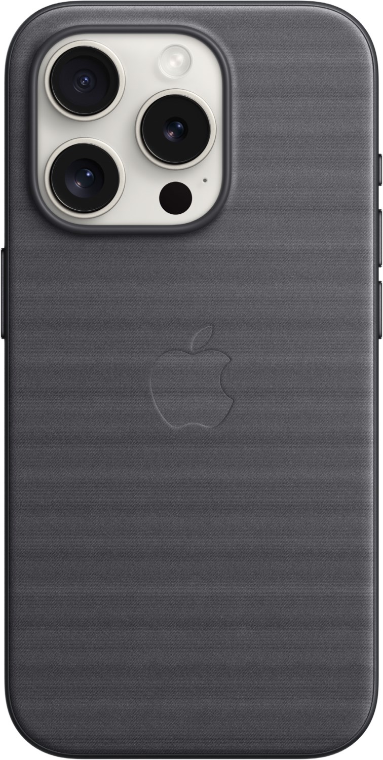 Image of Feingewebe Case mit MagSafe für iPhone 15 Pro schwarz