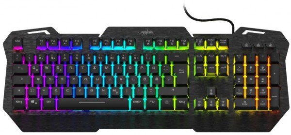 Exodus 450 Metal Gaming Tastatur schwarz