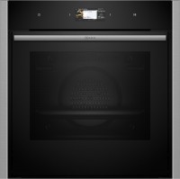 B64CS71N0 Einbaubackofen edelstahl, Pizza-Stufe, schnelles Vorheizen, Hefeteig-Gärstufe, Brotback-Stufe, pyrolytische Selbstreinigung, 59,6 cm breit