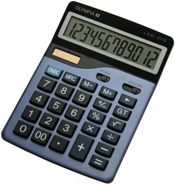 LCD-5112 Taschenrechner blau