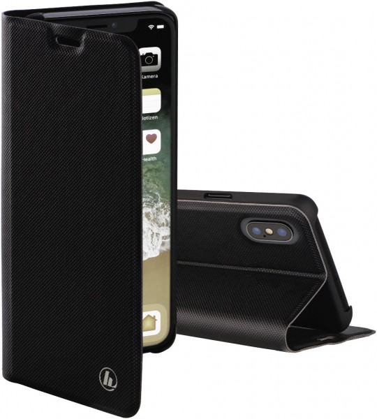 Booklet Slim Pro für iPhone XS schwarz