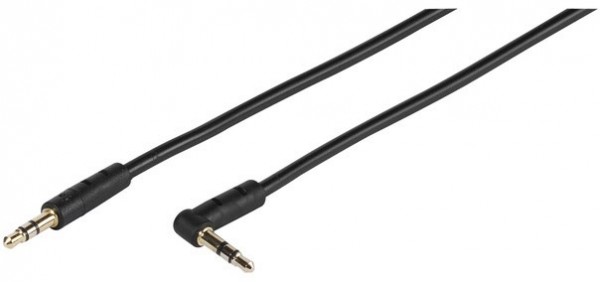 46/10 05WG Klinkenkabel 3,5mm St. 3,5mm St. 90°