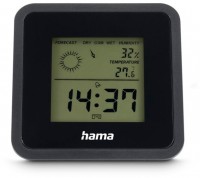 Borneo Thermo-/Hygrometer schwarz