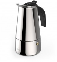 Espressokocher für 4 Tassen edelstahl
