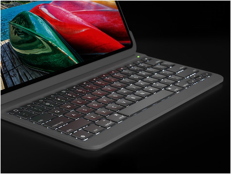 Slim Folio Pro für iPad Pro 12,9" graphite