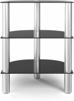 R590 HiFi-Rack schwarzglas