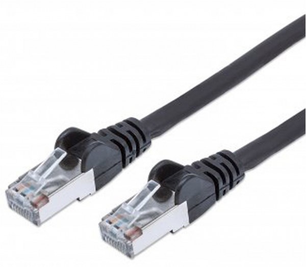 Patchkabel RJ45 S/FTP Cat6 LSOH schwarz (30m)