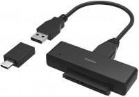 USB-Festplattenadapter für 2,5" und 3,5" SSD/HDD schwarz