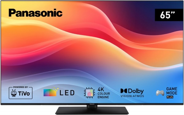 TB-65W61AEZ 164 cm (65") LCD-TV mit LED-Technik schwarz, 4K Ultra HD, Smart-TV, HDR-Wiedergabe, DVB-T2/DVB-C/DVB-S2, Sprachsteuerung