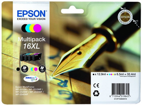 16XL DURABrite Ultra Multipack 4-farbig