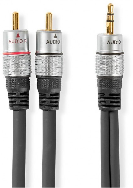 CAGC22200AT15 Stereo Kabel (1,5m) anthrazit