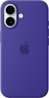 Silikon Case mit MagSafe für iPhone 16 ultramarin