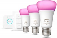 Hue White & Col. Amb. E27 3er Set LED-Leuchtmittel inkl. DimmerSwitch