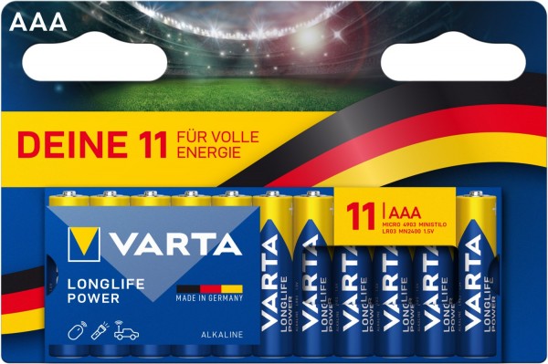 Longlife Power AAA WM 11er Pack Micro-Batterie