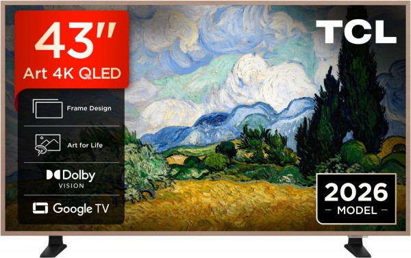 43A400 Pro 108 cm (43") NXTVISION Art QLED-TV, 4K Ultra HD, Smart-TV, DVB-T2/DVB-C/DVB-S2, Sprachsteuerung