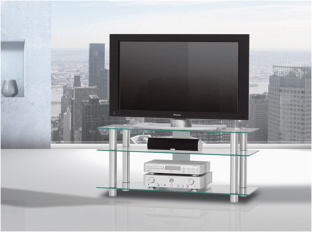 TV1203 TV-Rack klarglas