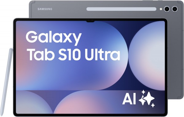 Galaxy Tab S10 Ultra WiFi Tablet grau, 14,6 Zoll Display, 256 GB Speicher, 12 GB RAM, Octa Core, Android, 13 MP Kamera