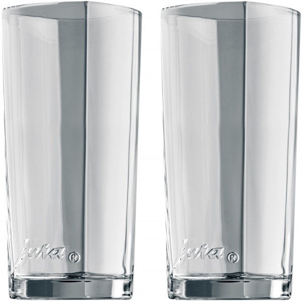 Latte Macchiato Gläser 2er-Set Zubehör für Kaffee-Vollautomat